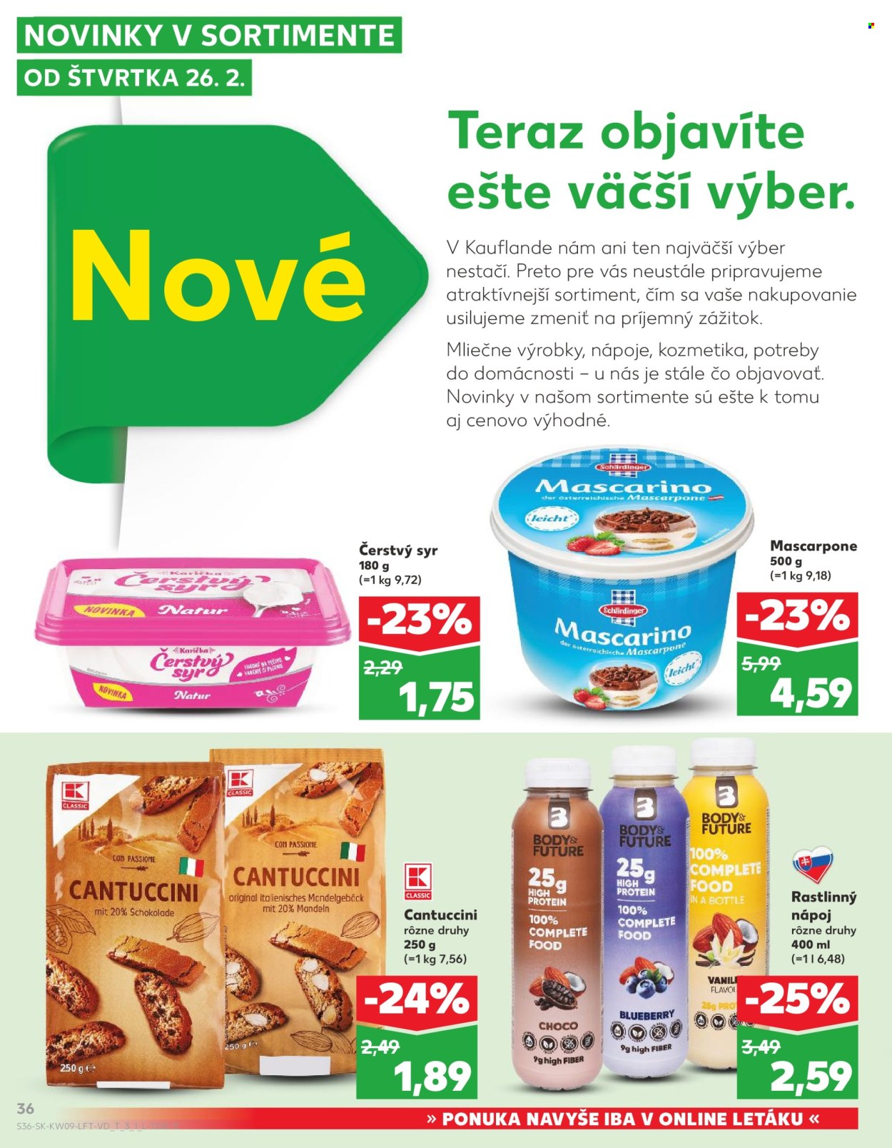Leták Kaufland - 26.2.2026 - 4.3.2026. Strana 36