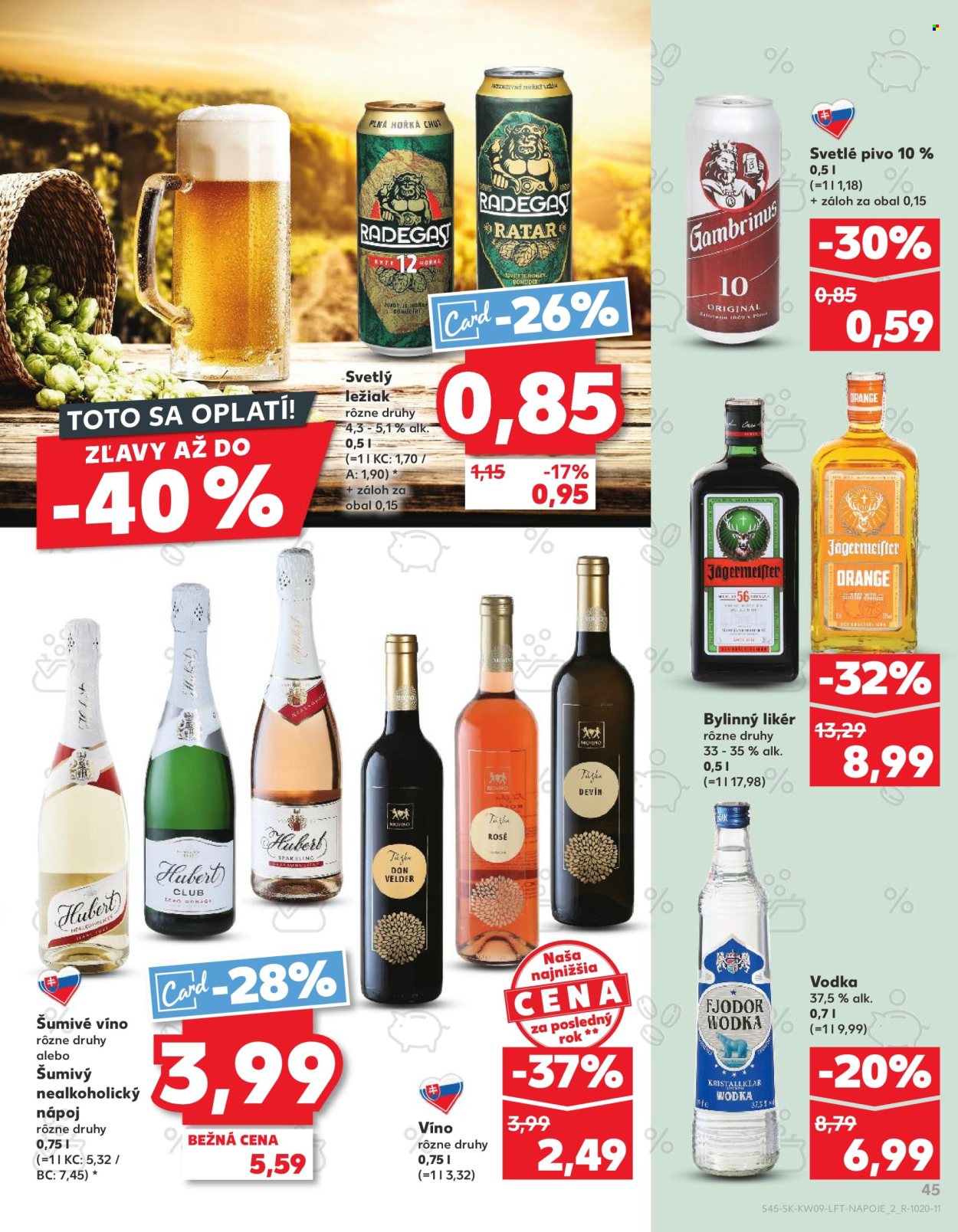 Leták Kaufland - 26.2.2026 - 4.3.2026. Strana 45