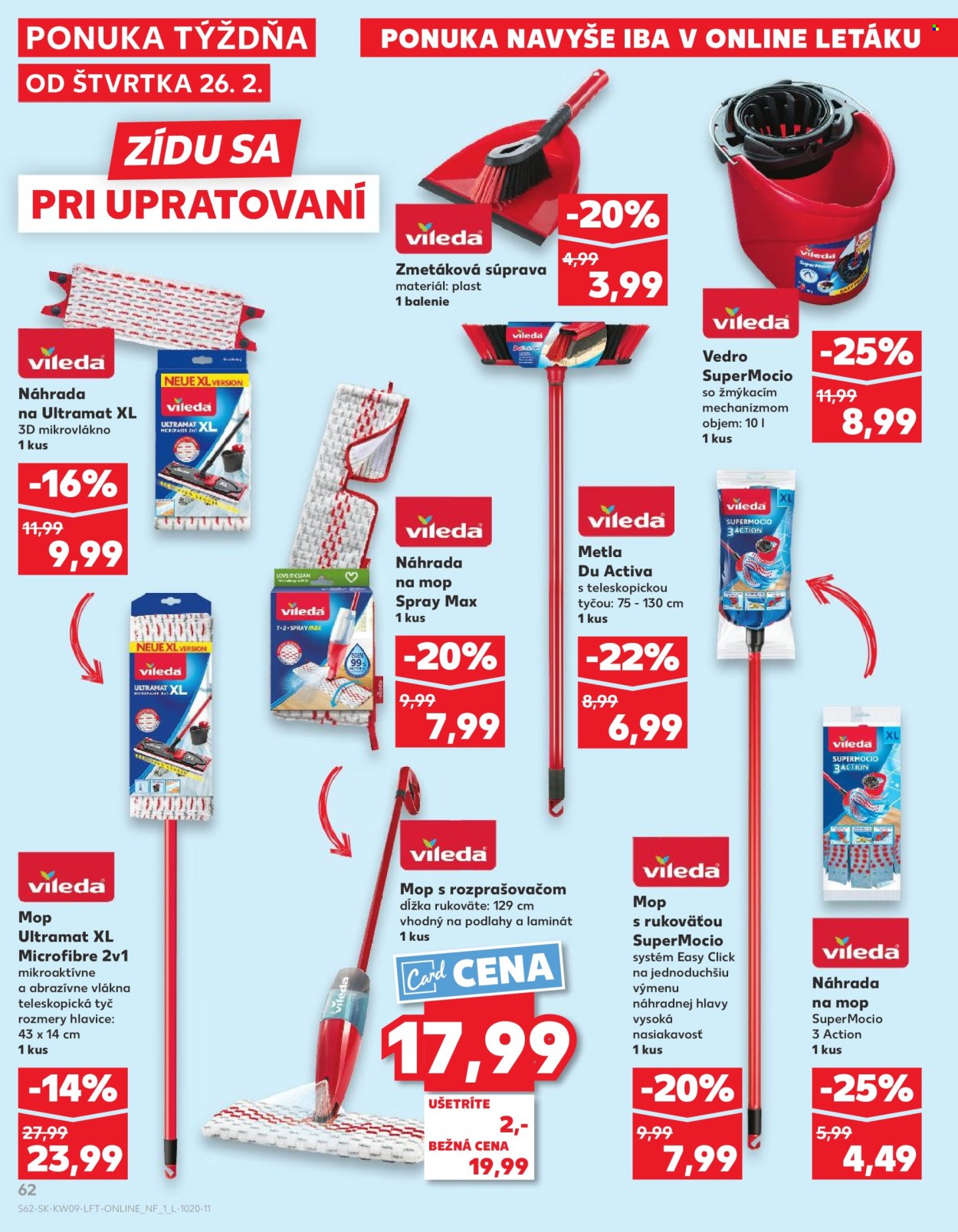 Leták Kaufland - 26.2.2026 - 4.3.2026. Strana 62