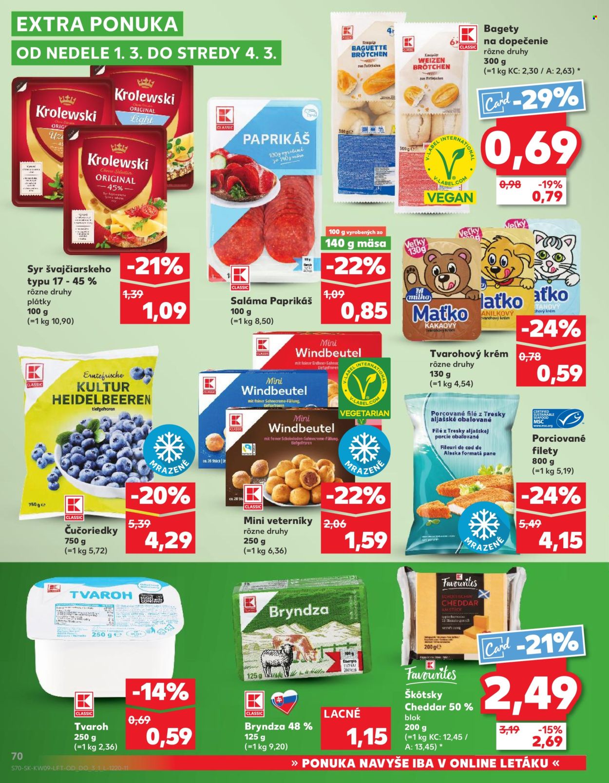 Leták Kaufland - 26.2.2026 - 4.3.2026. Strana 70