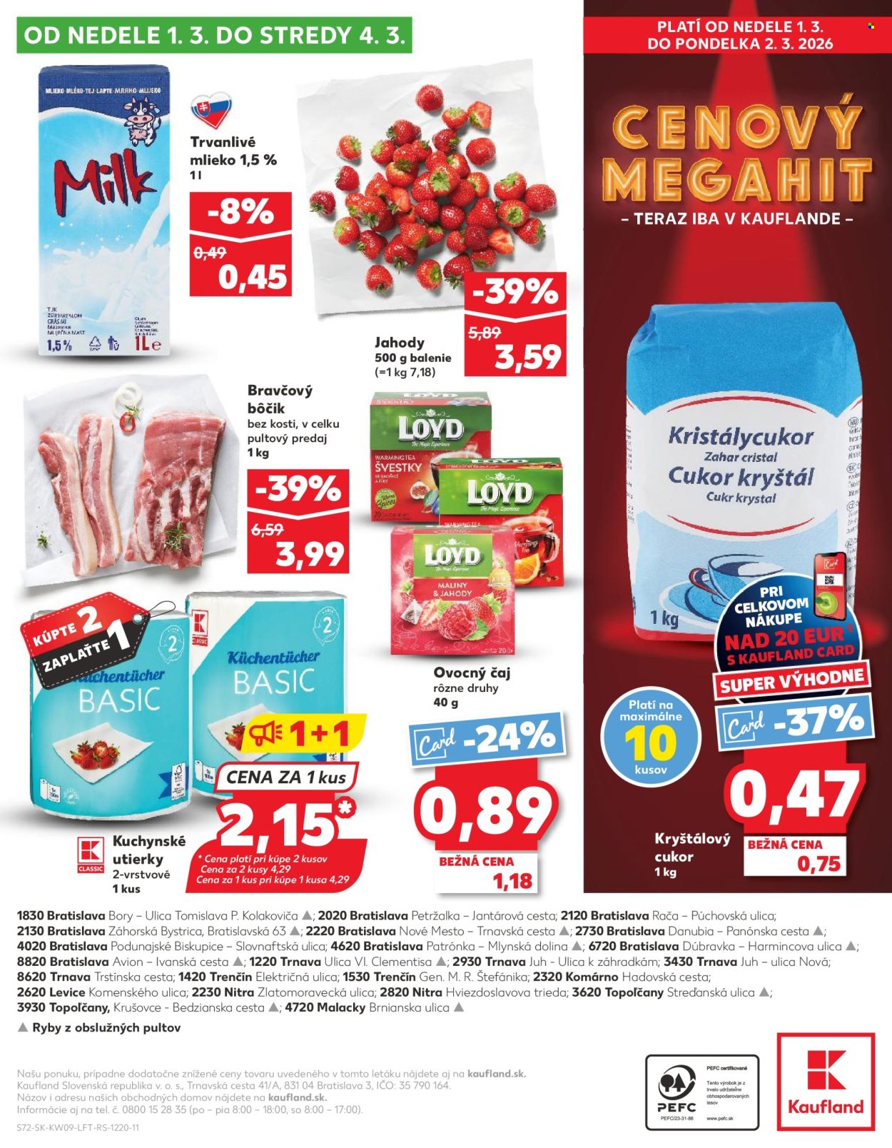 Leták Kaufland - 26.2.2026 - 4.3.2026. Strana 72