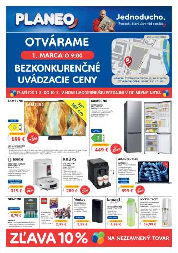 Leták PLANEO Elektro - 1.3.2026 - 10.3.2026.