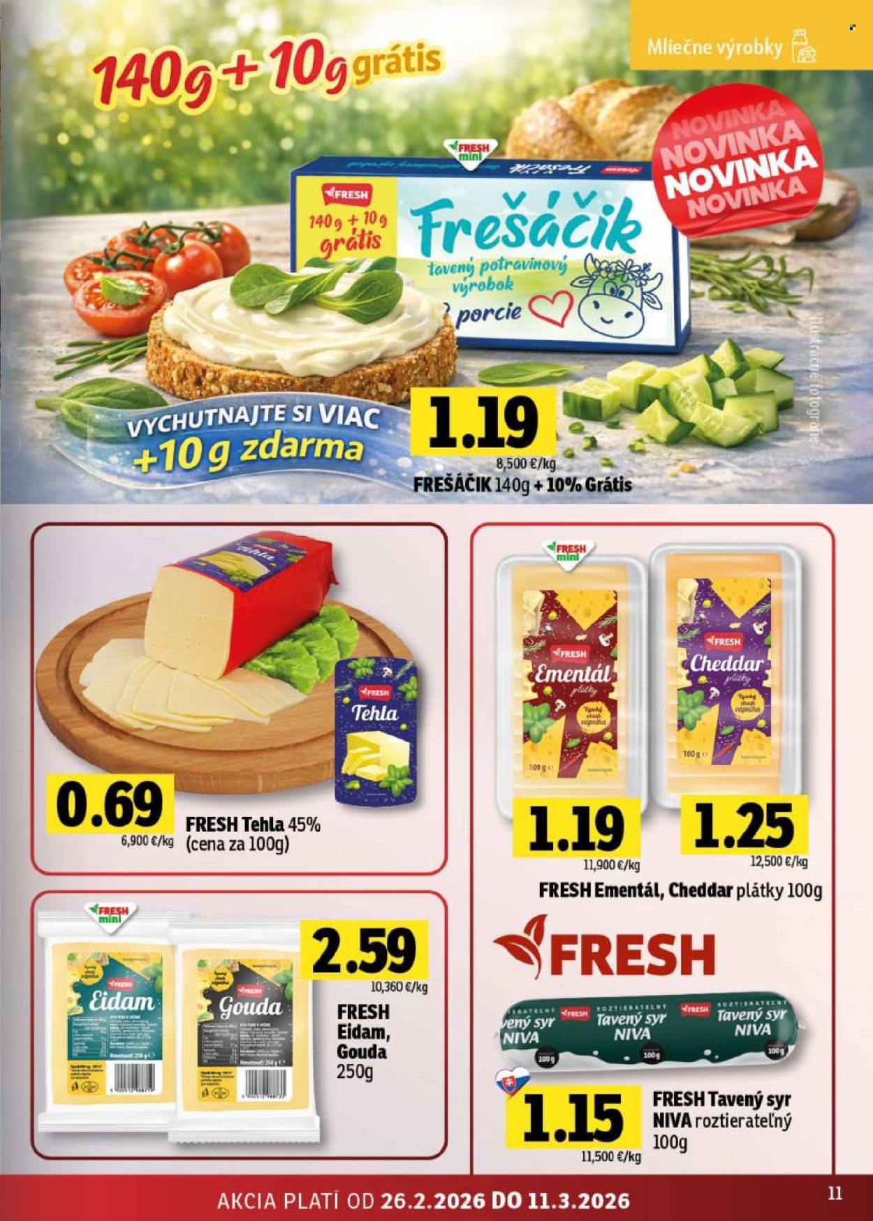 Leták FRESH - 26.2.2026 - 11.3.2026. Strana 11