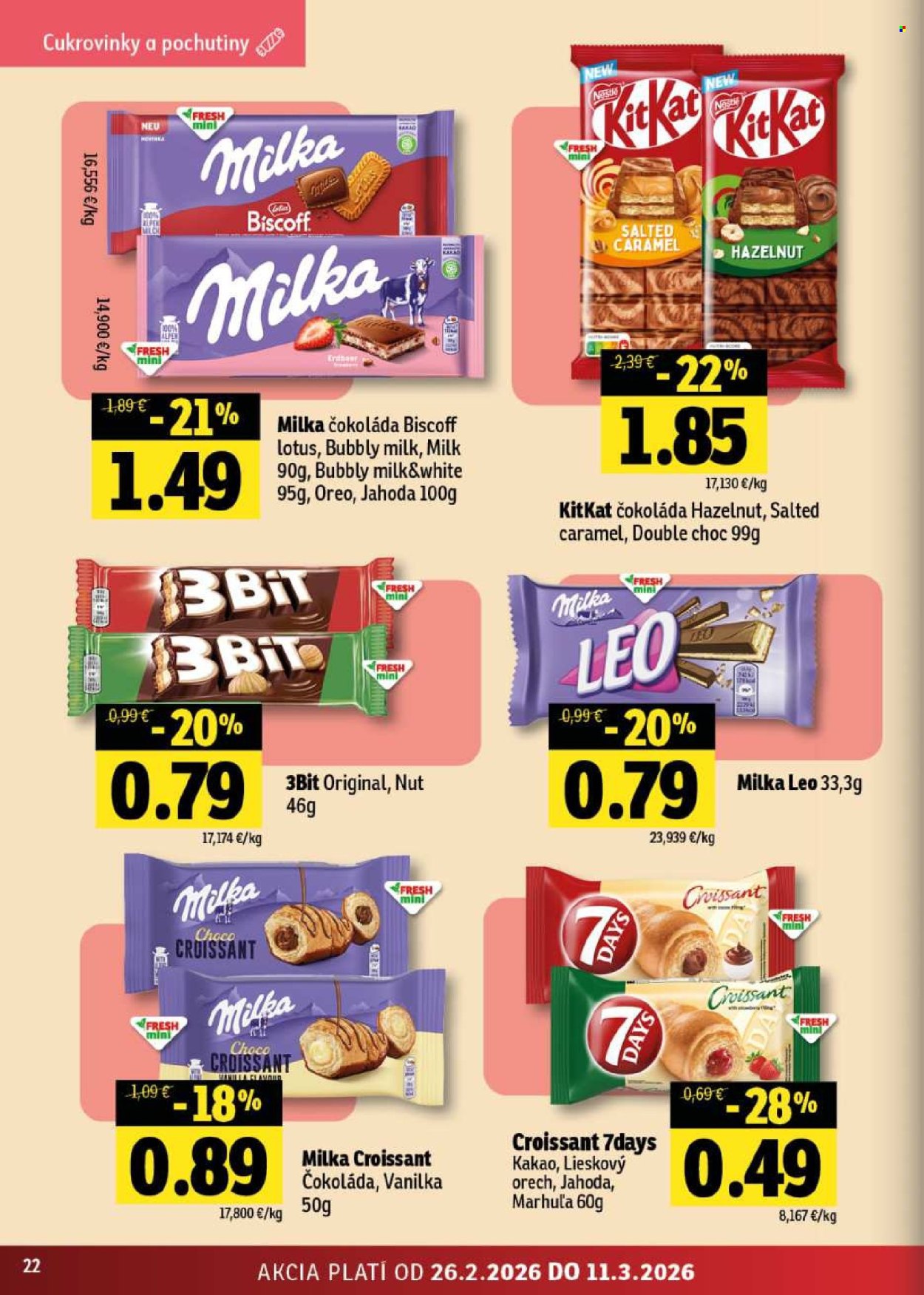 Leták FRESH - 26.2.2026 - 11.3.2026. Strana 22