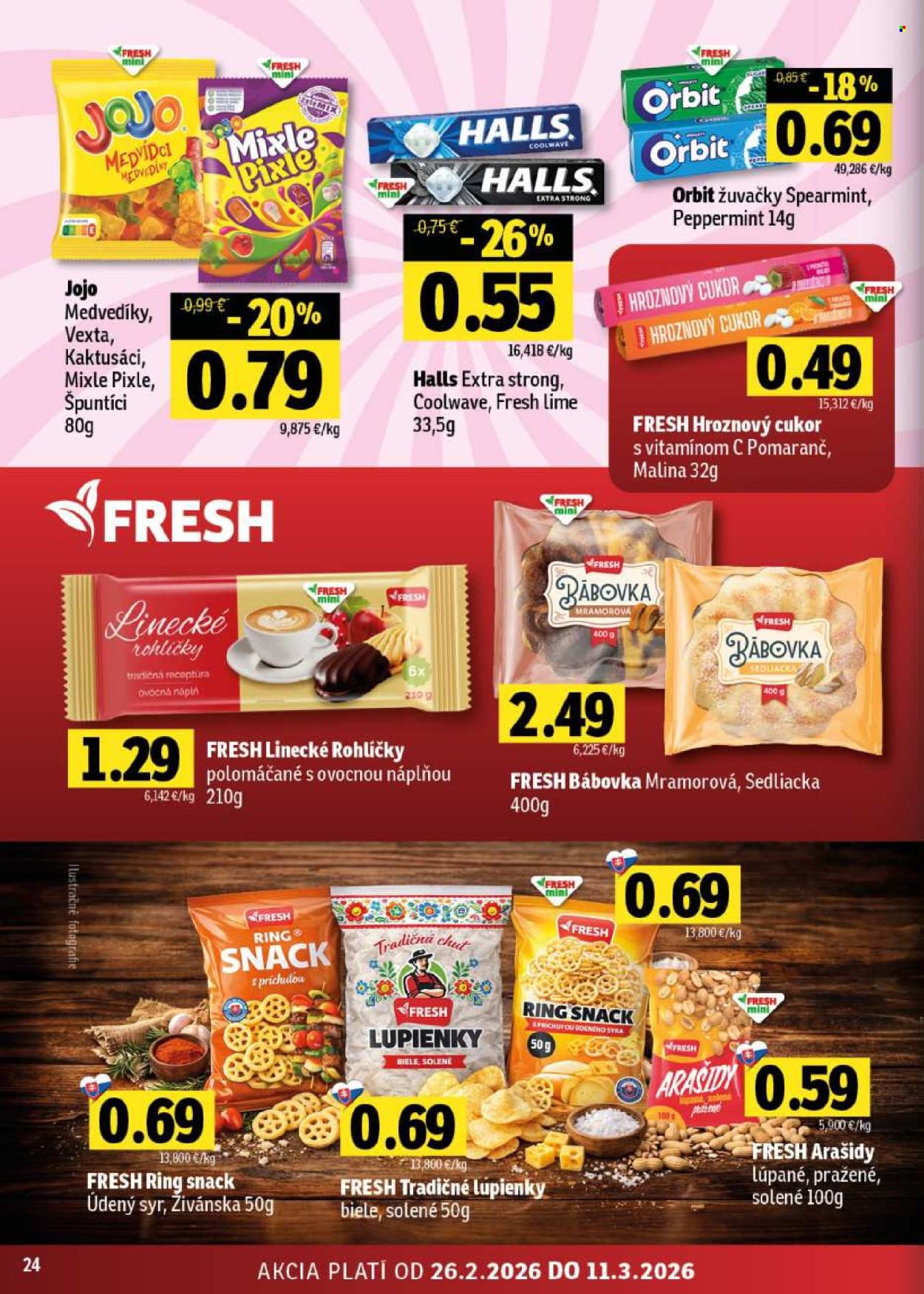 Leták FRESH - 26.2.2026 - 11.3.2026. Strana 24