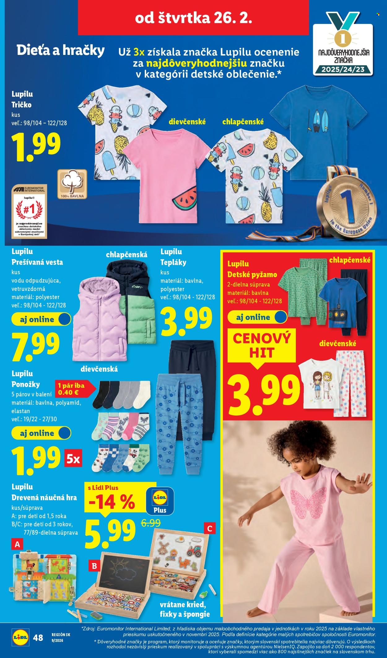 Leták Lidl - 26.2.2026 - 1.3.2026. Strana 34