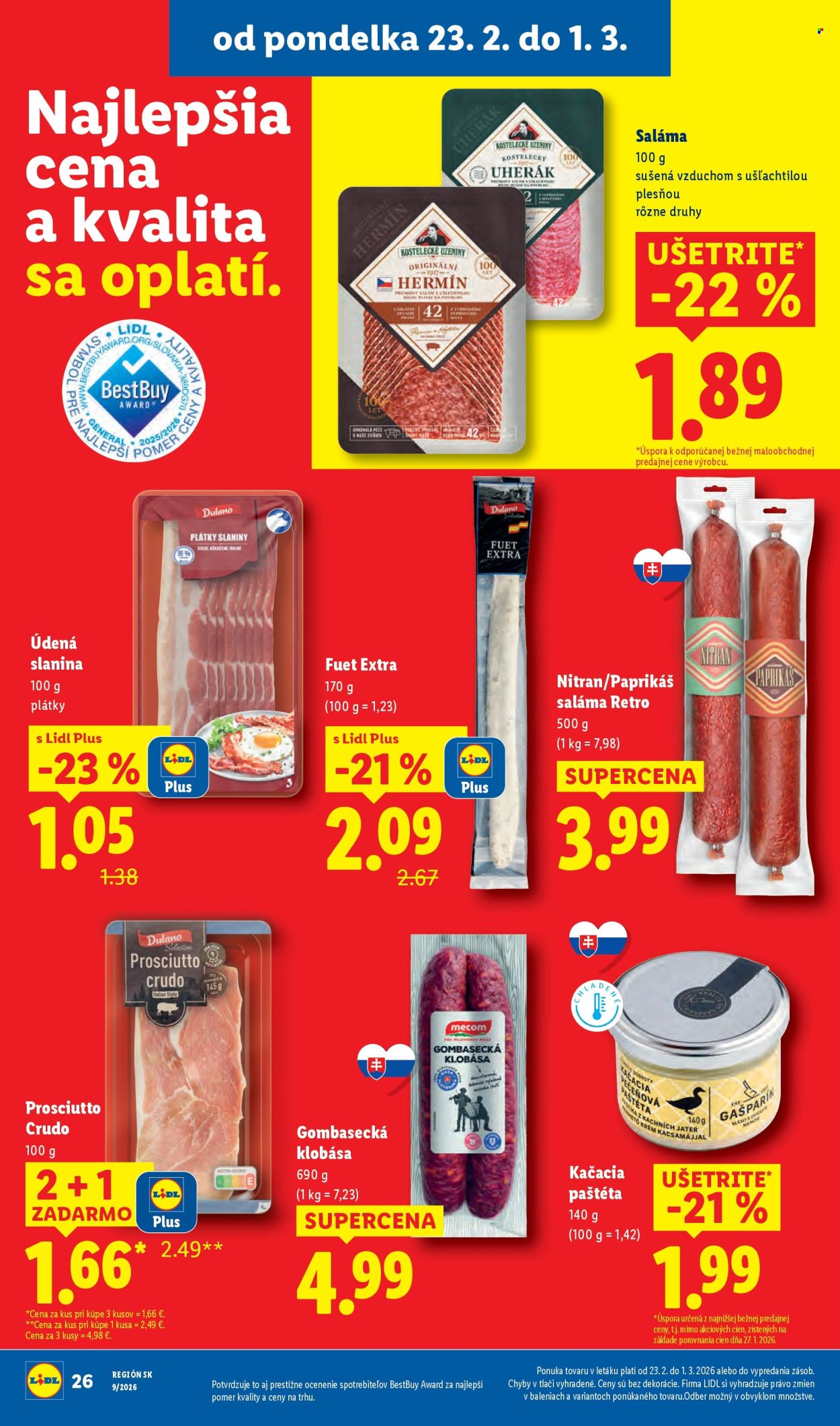 Leták Lidl - 26.2.2026 - 1.3.2026. Strana 68