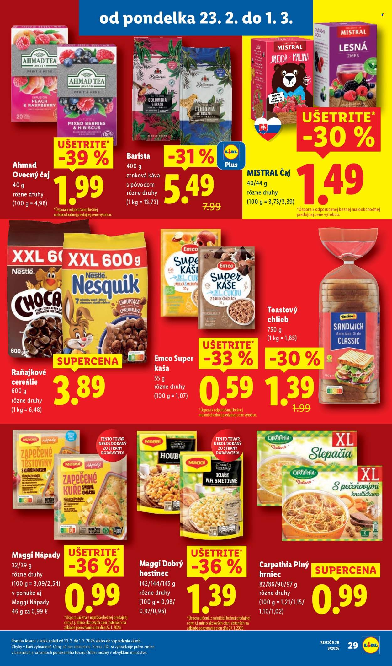 Leták Lidl - 26.2.2026 - 1.3.2026. Strana 71