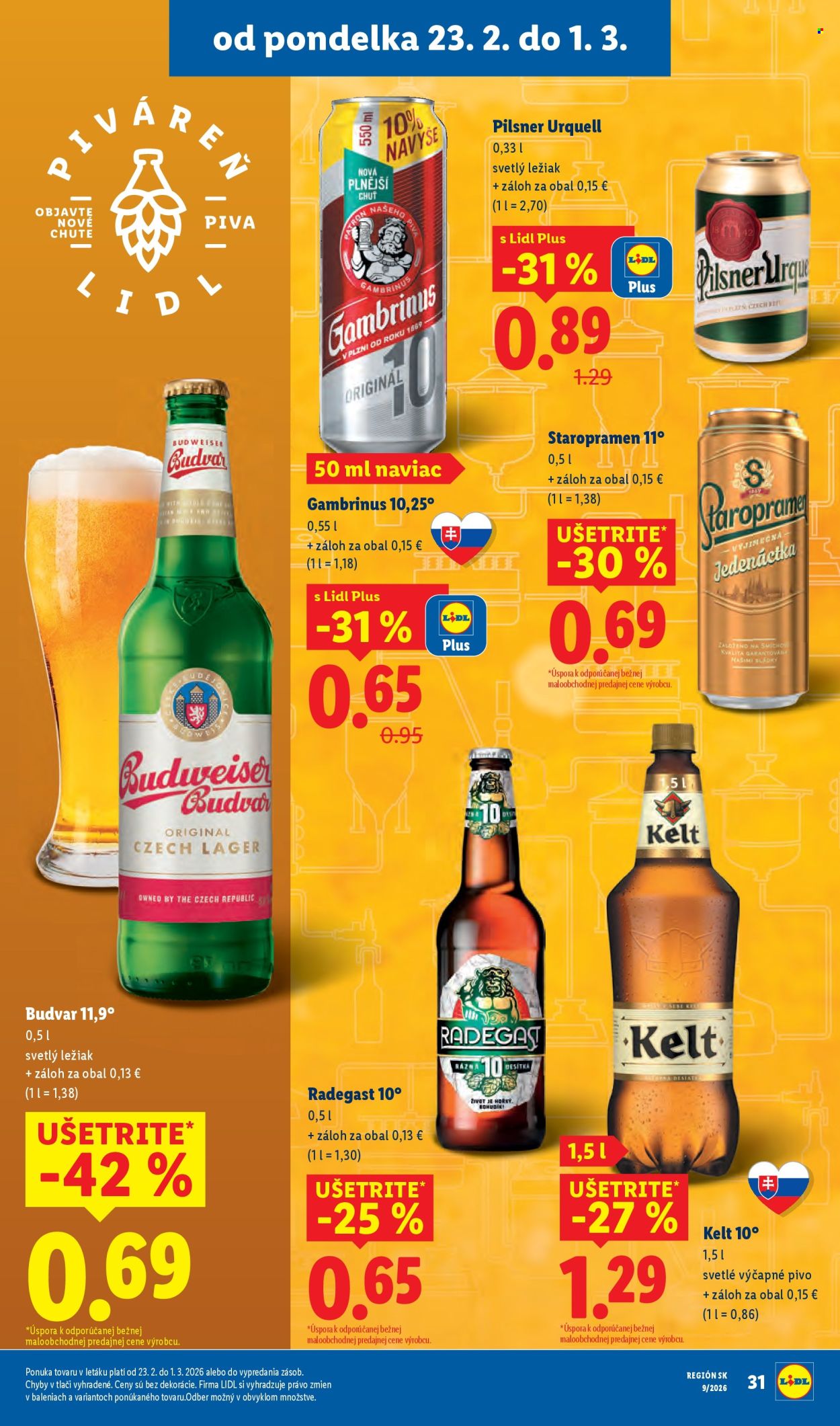 Leták Lidl - 26.2.2026 - 1.3.2026. Strana 73