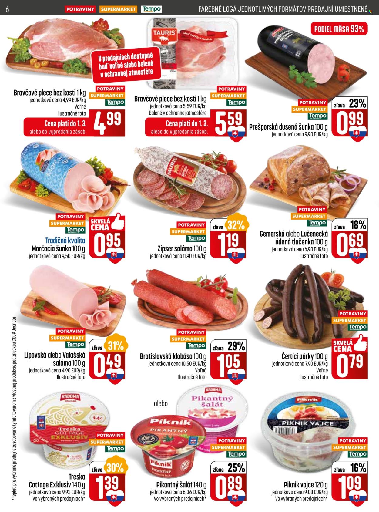 Leták COOP Jednota - 26.2.2026 - 4.3.2026. Strana 6