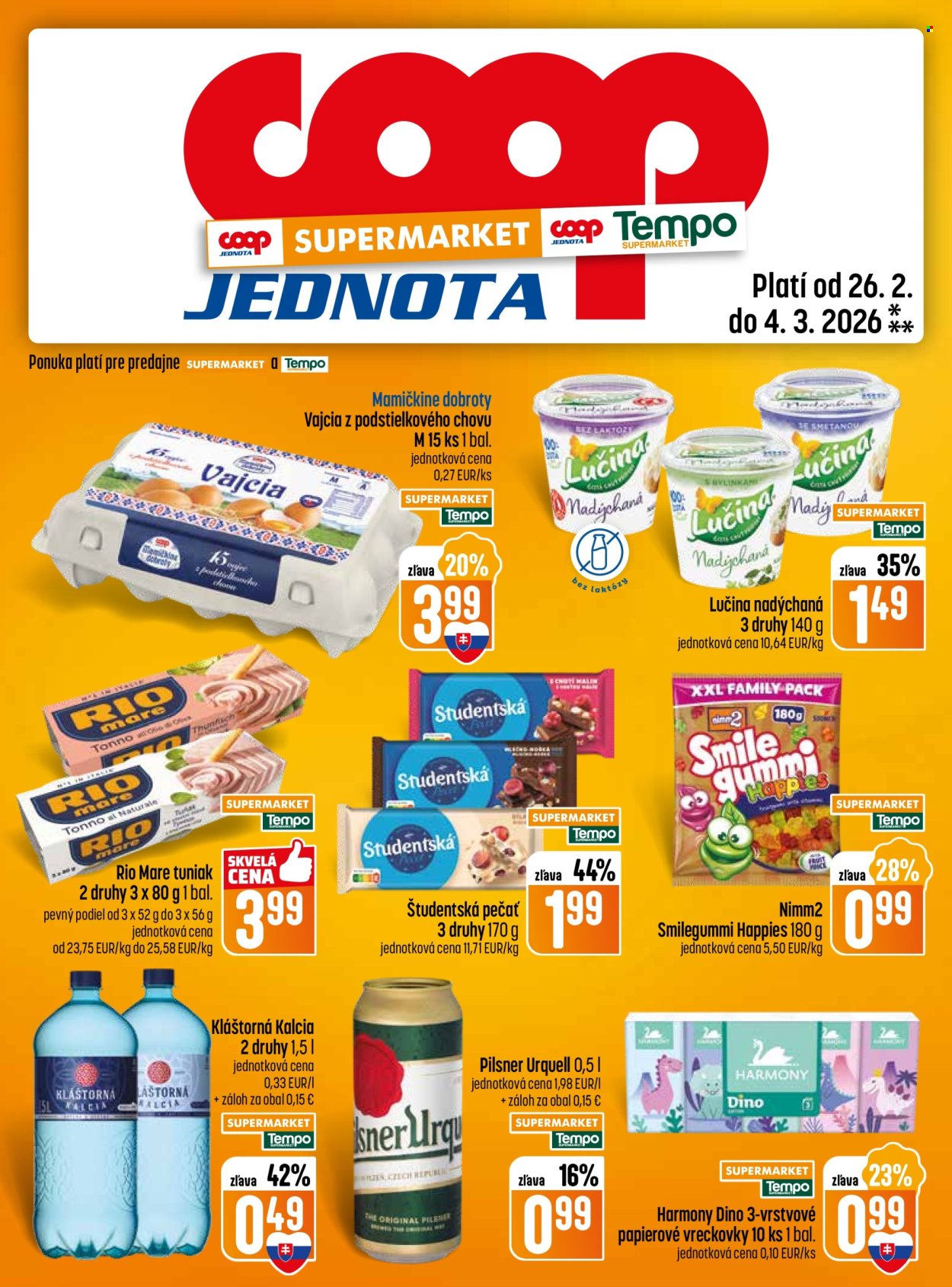 Leták COOP Jednota - 26.2.2026 - 4.3.2026. Strana 13