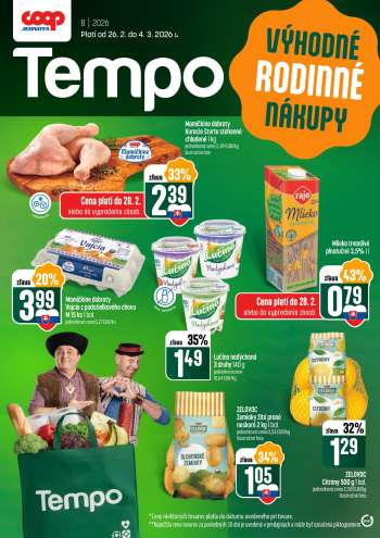 Leták COOP Jednota - 26.2.2026 - 4.3.2026.
