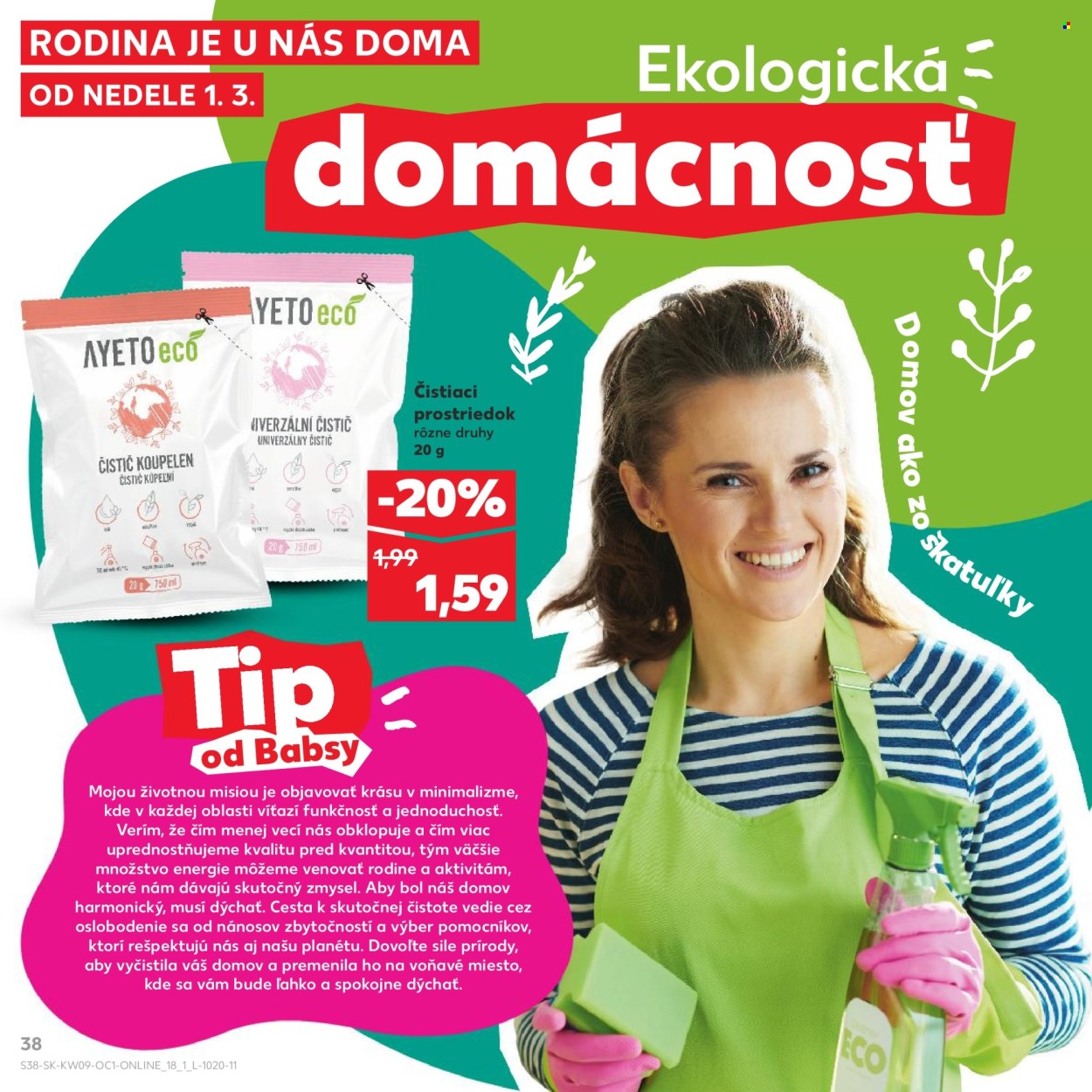 Leták Kaufland - 1.3.2026 - 31.3.2026. Strana 38