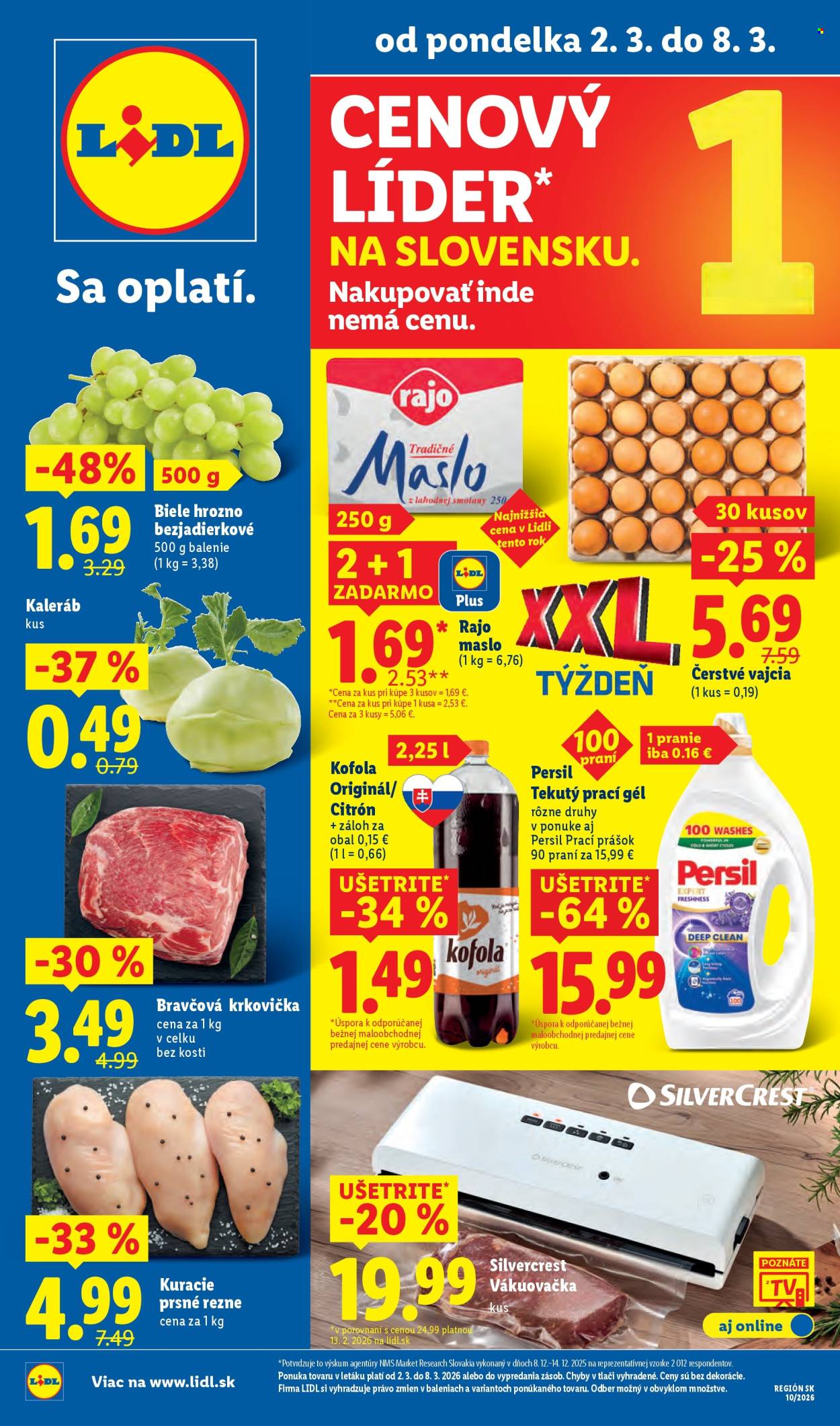 Leták Lidl - 2.3.2026 - 8.3.2026. Strana 1