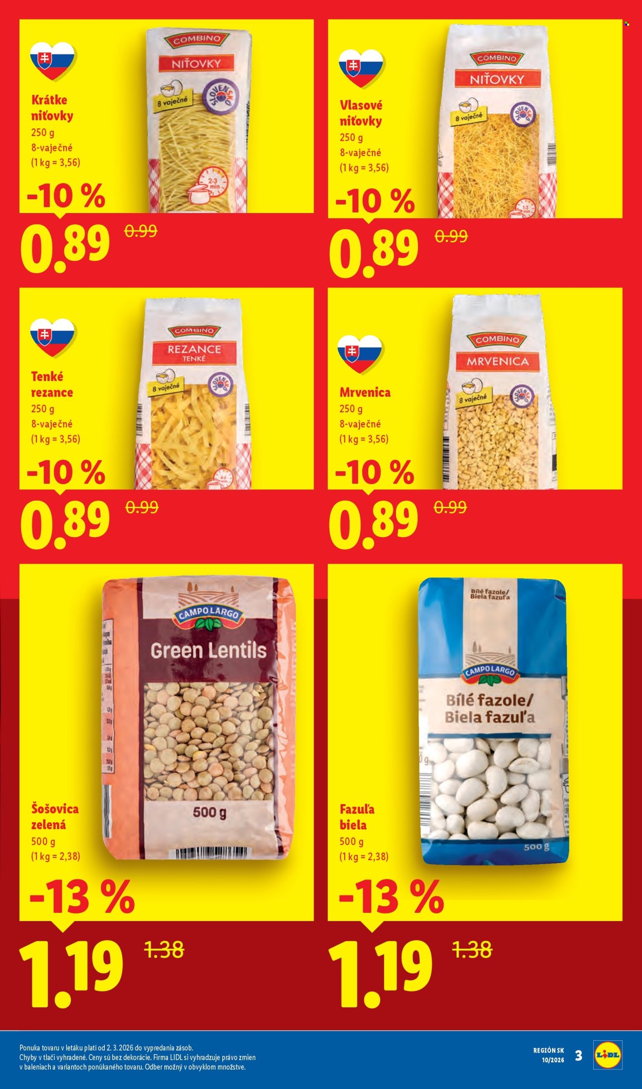 Leták Lidl - 2.3.2026 - 8.3.2026. Strana 3