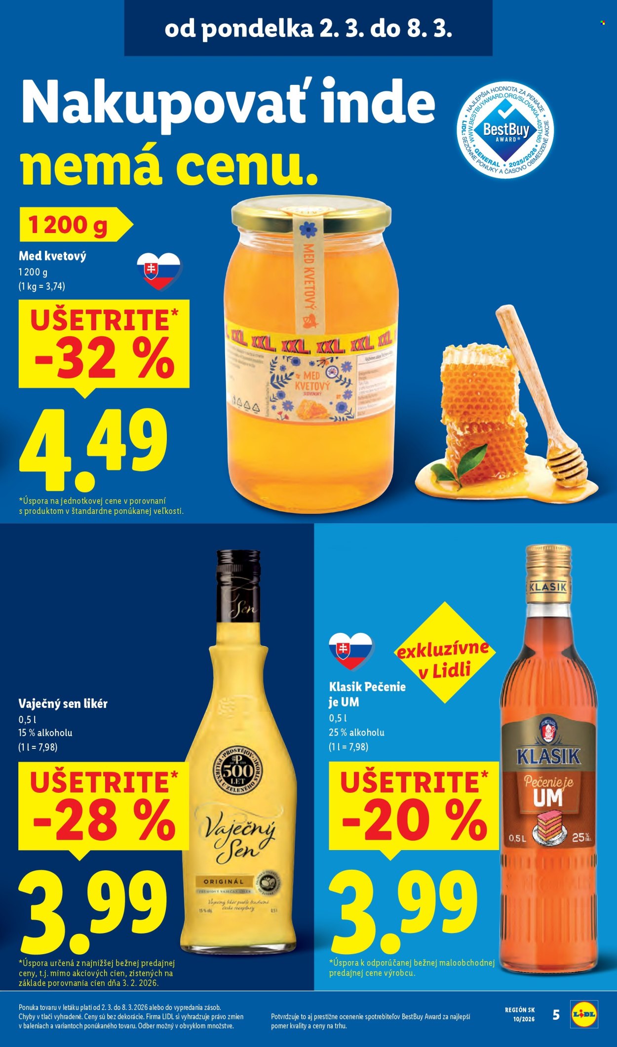 Leták Lidl - 2.3.2026 - 8.3.2026. Strana 5