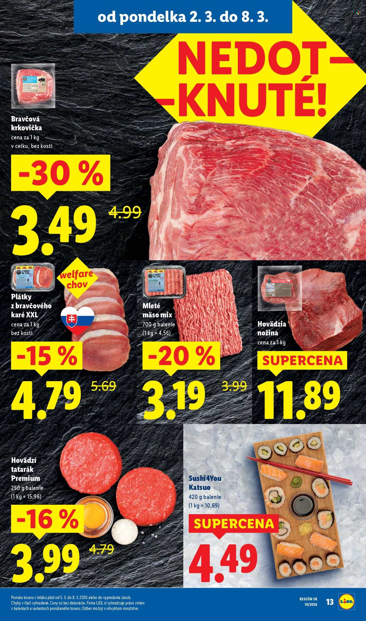 Leták Lidl - 2.3.2026 - 8.3.2026. Strana 13