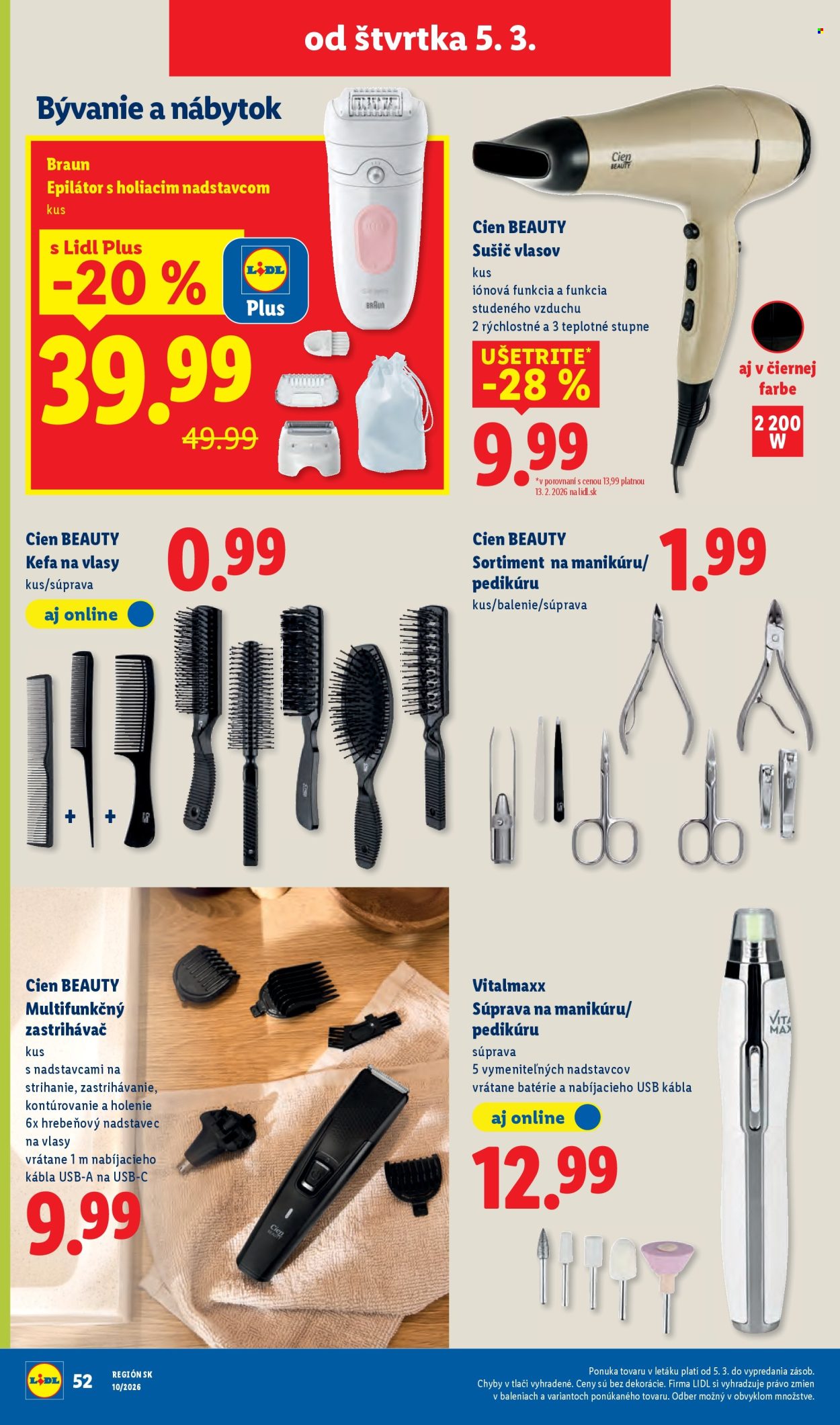 Leták Lidl - 2.3.2026 - 8.3.2026. Strana 100