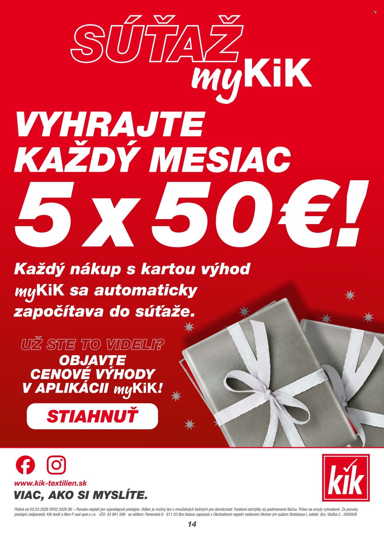Leták kik. Strana 14