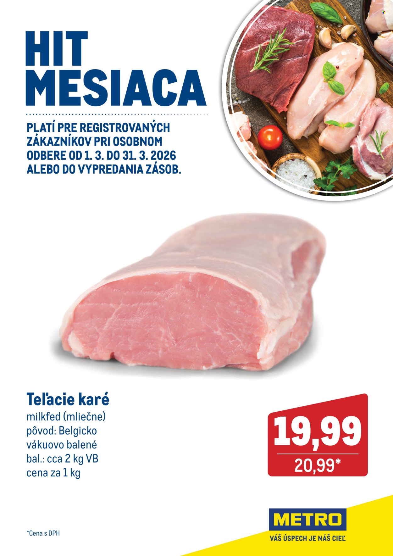Leták Metro - 1.3.2026 - 31.3.2026. Strana 1