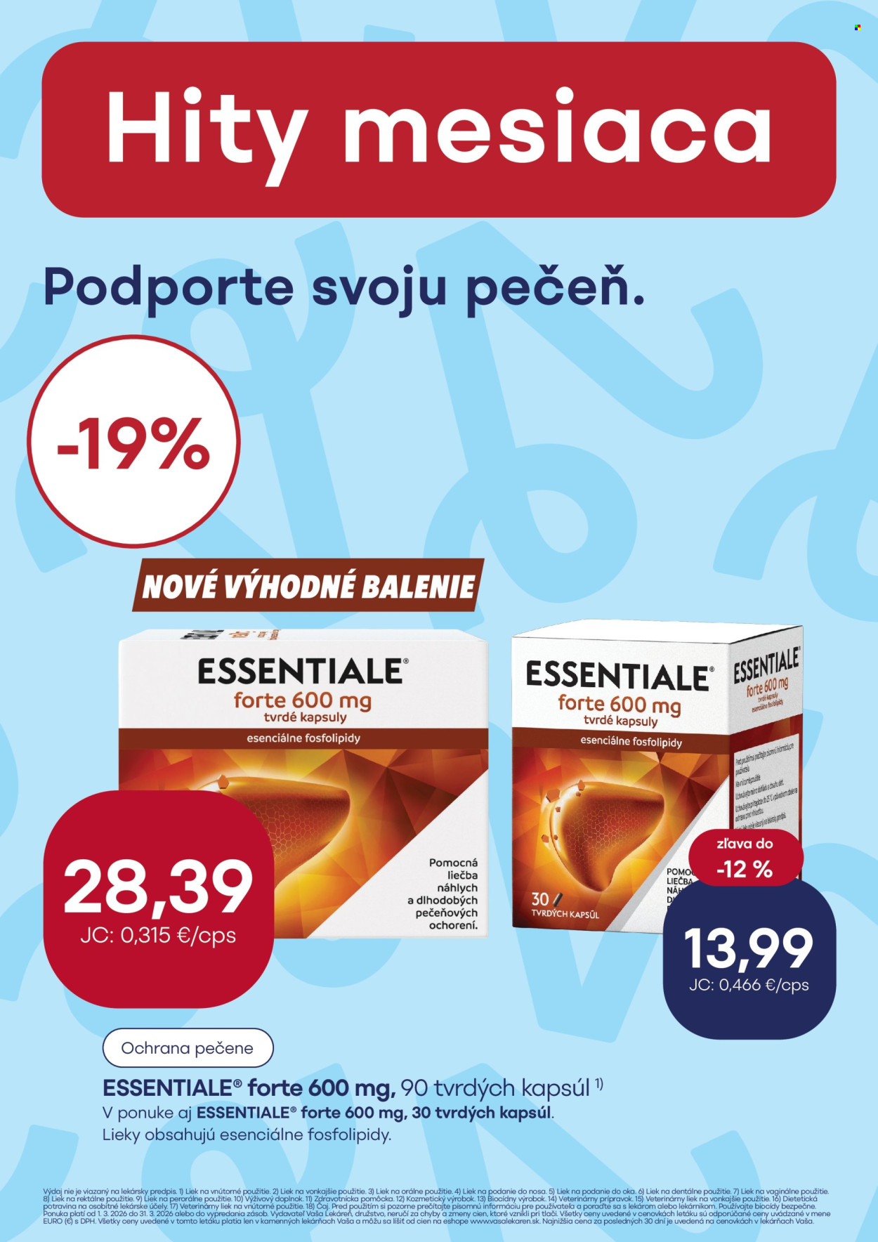 Leták Vaša lekáreň - 1.3.2026 - 31.3.2026. Strana 6