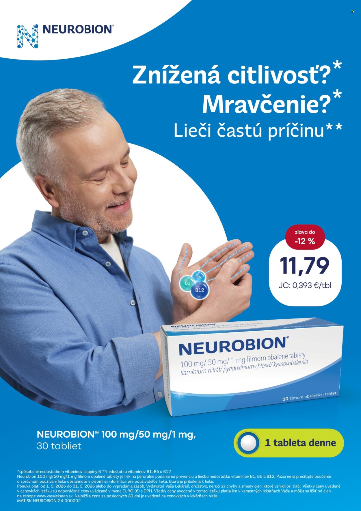 Leták Vaša lekáreň - 1.3.2026 - 31.3.2026. Strana 16