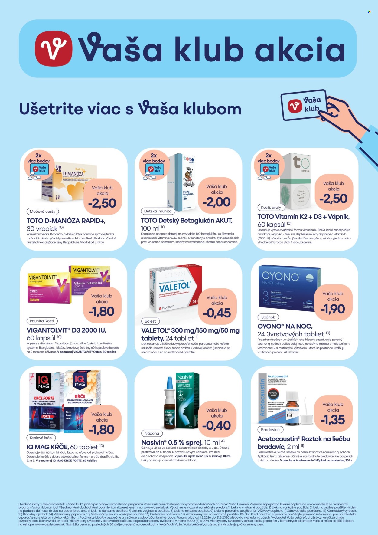 Leták Vaša lekáreň - 1.3.2026 - 31.3.2026. Strana 18
