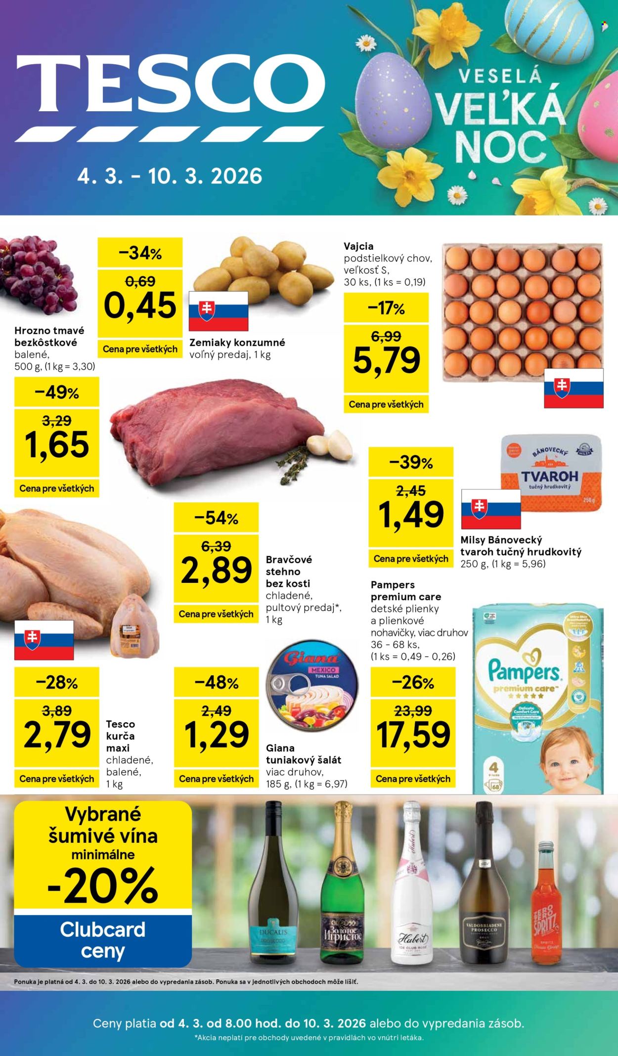 Leták TESCO - 4.3.2026 - 10.3.2026. Strana 1