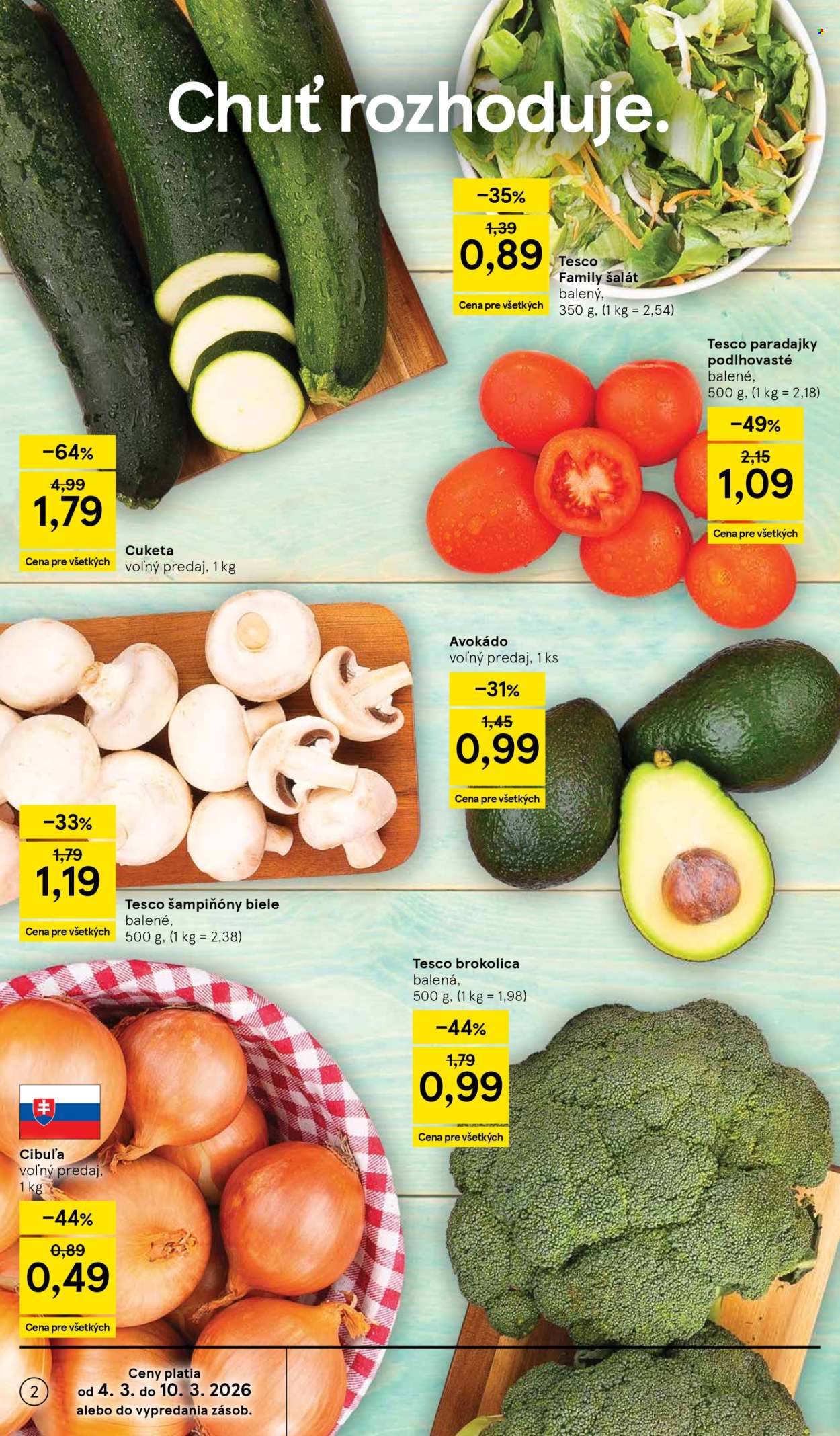 Leták TESCO - 4.3.2026 - 10.3.2026. Strana 2