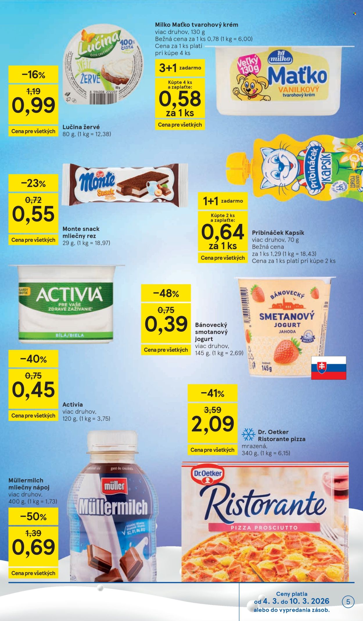 Leták TESCO supermarket - 4.3.2026 - 10.3.2026. Strana 5