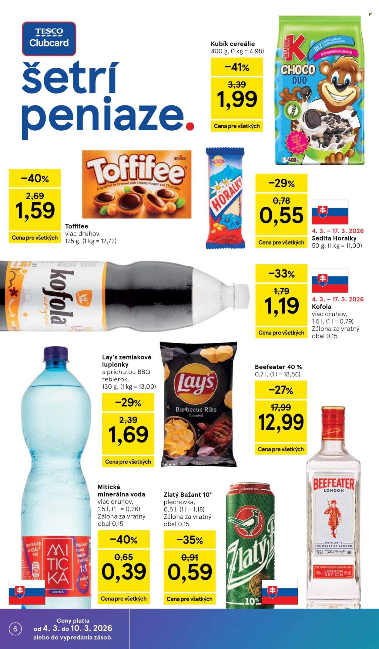 Leták TESCO supermarket - 4.3.2026 - 10.3.2026. Strana 6