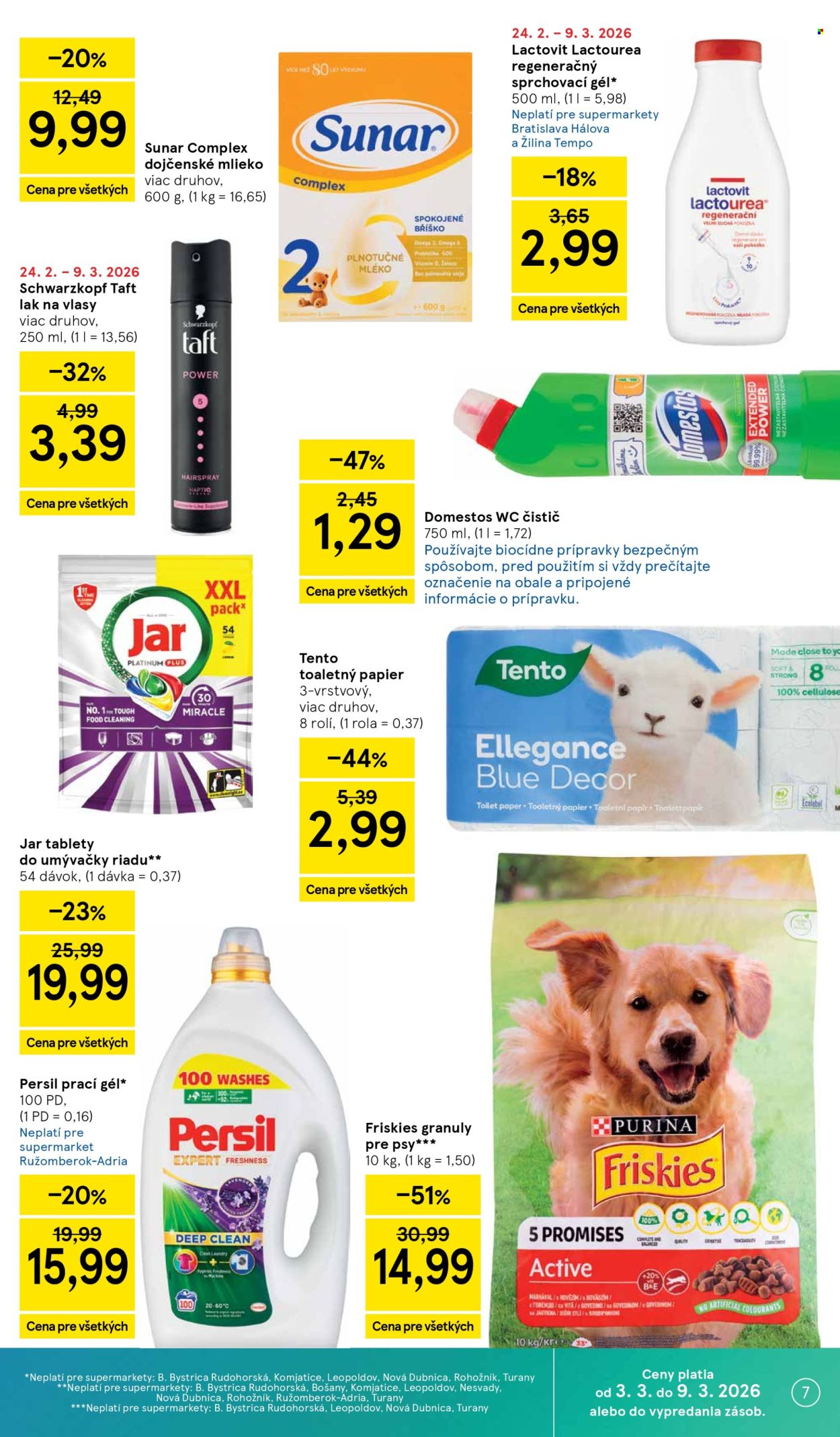 Leták TESCO supermarket - 4.3.2026 - 10.3.2026. Strana 7