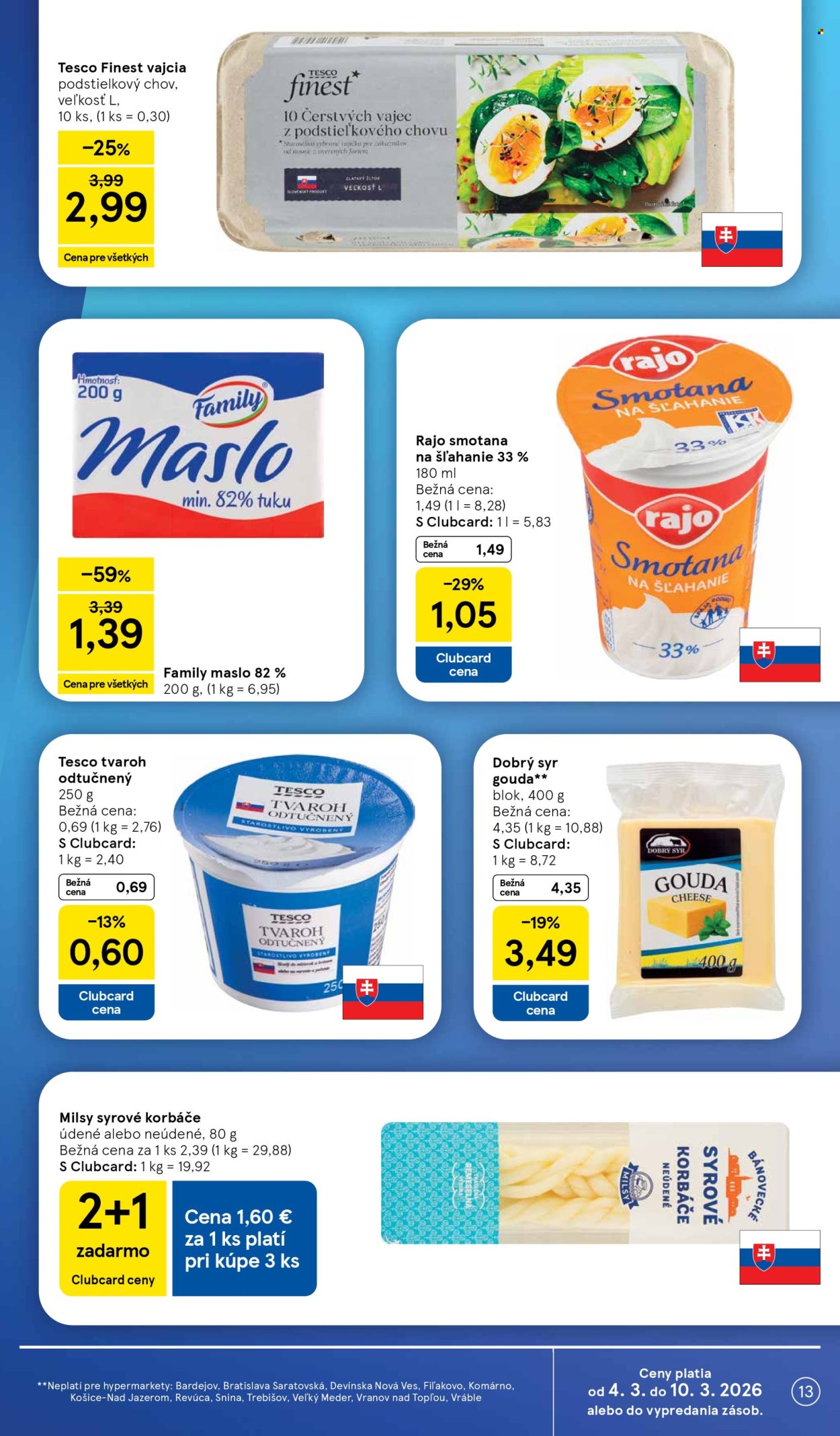 Leták TESCO - 4.3.2026 - 10.3.2026. Strana 13