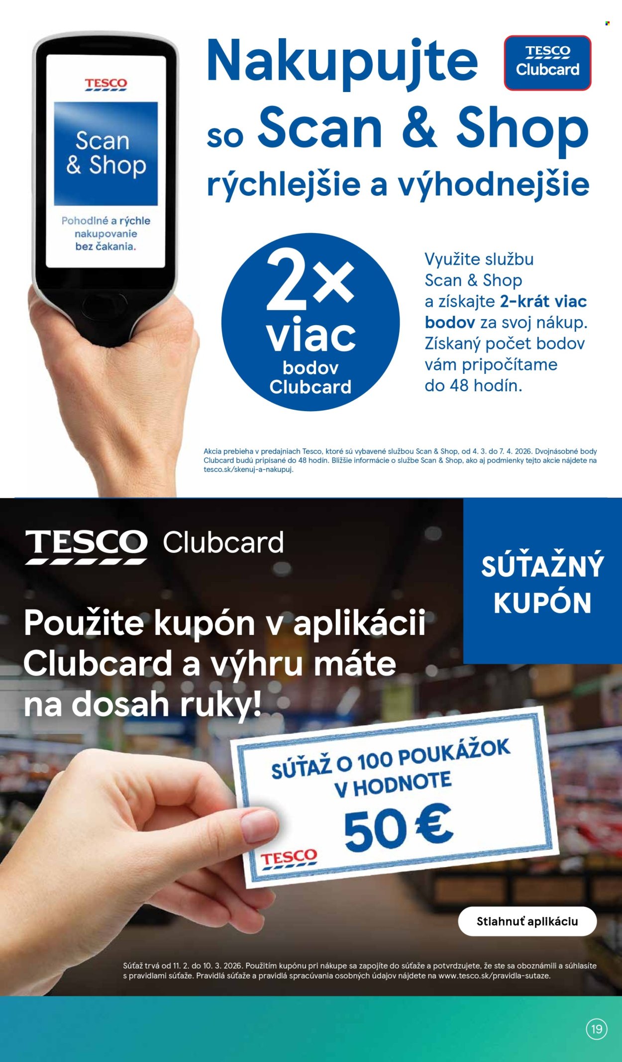 Leták TESCO - 4.3.2026 - 10.3.2026. Strana 19