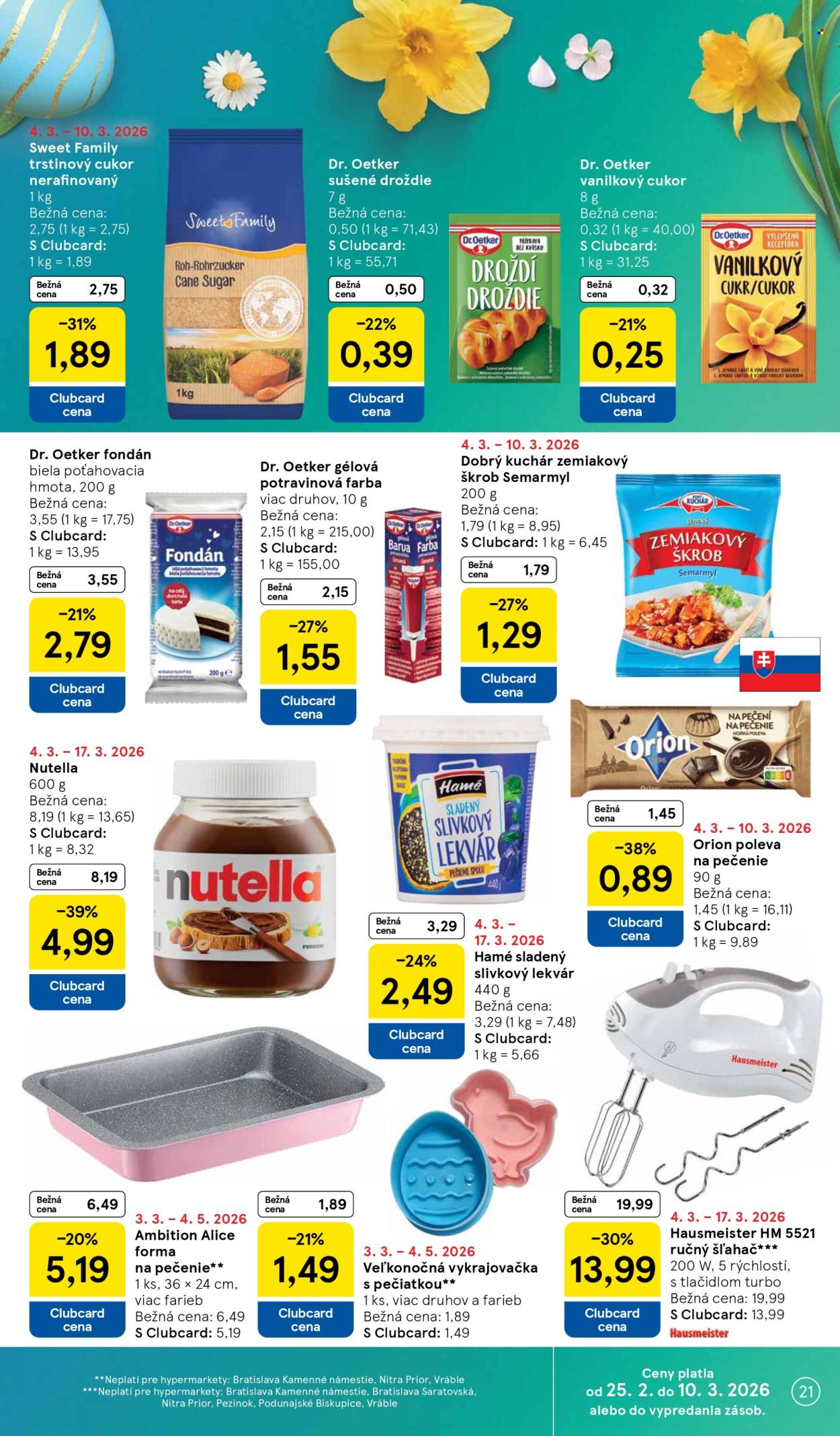 Leták TESCO - 4.3.2026 - 10.3.2026. Strana 21