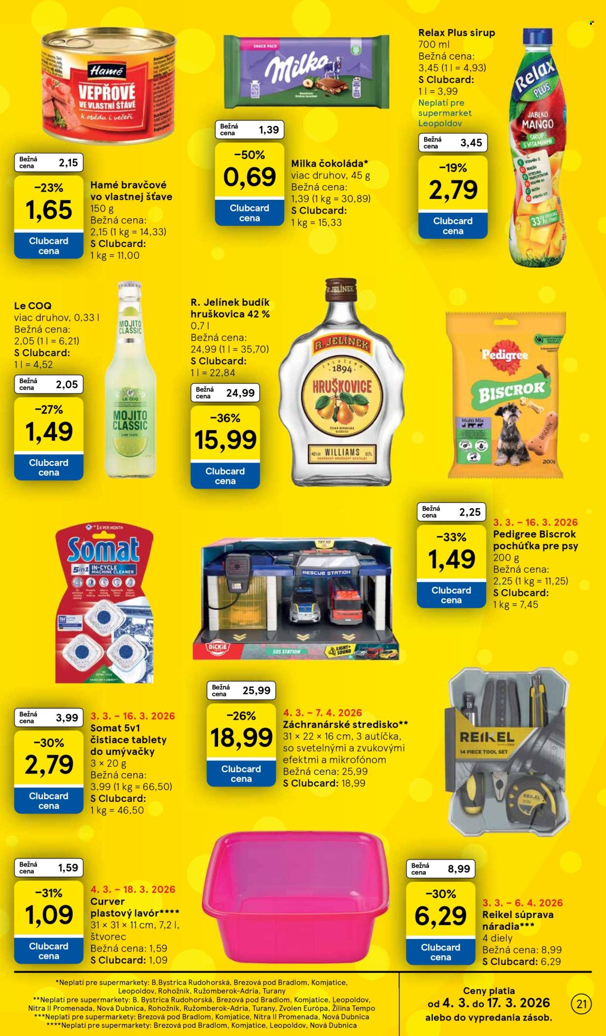 Leták TESCO supermarket - 4.3.2026 - 10.3.2026. Strana 21