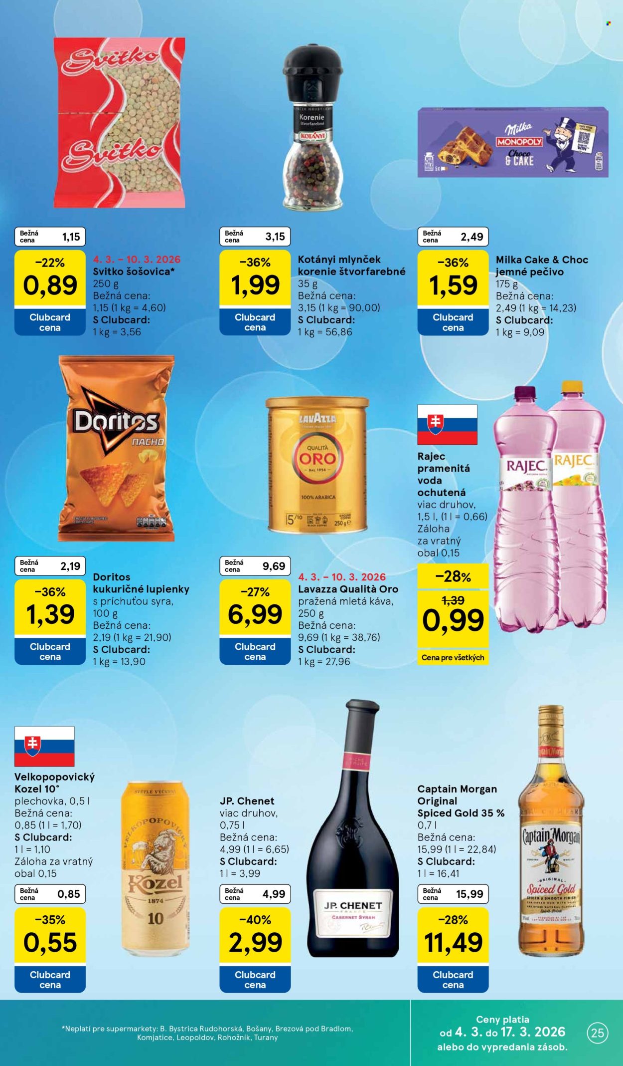 Leták TESCO supermarket - 4.3.2026 - 10.3.2026. Strana 25