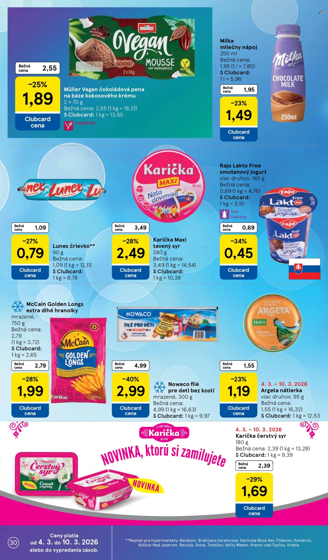 Leták TESCO - 4.3.2026 - 10.3.2026. Strana 30
