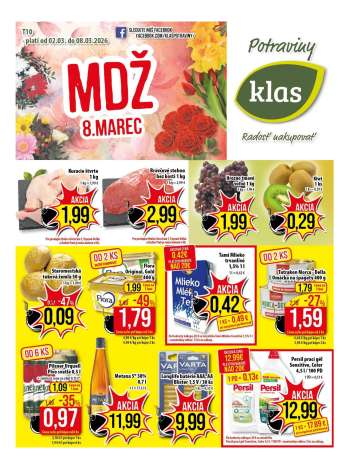 Leták Klas - 2.3.2026 - 8.3.2026.