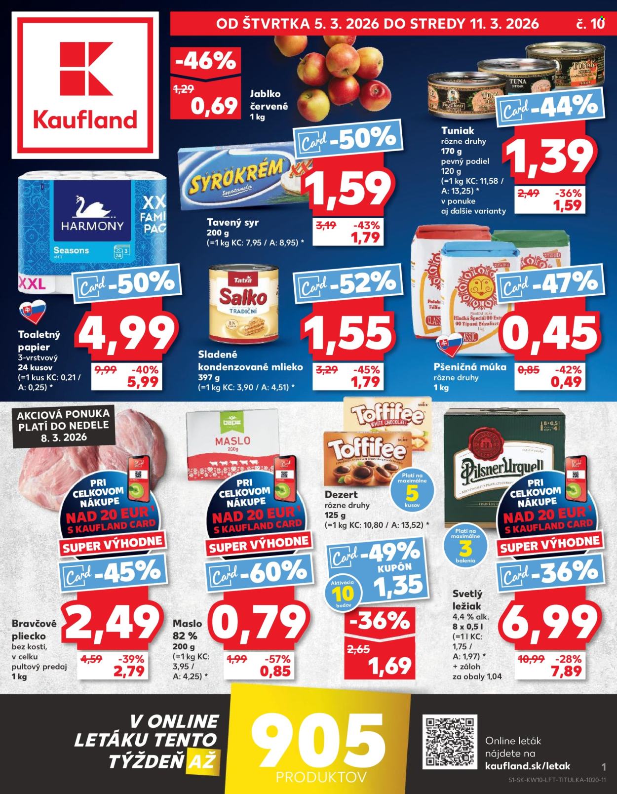 Leták Kaufland - 5.3.2026 - 11.3.2026. Strana 1