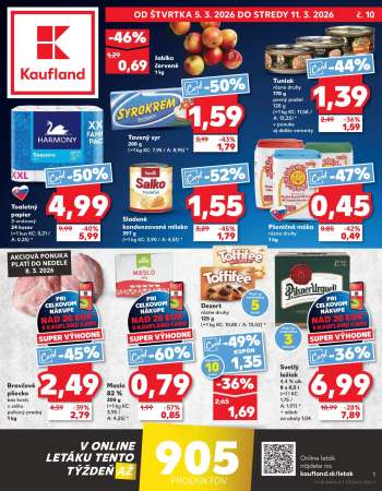 Leták Kaufland - 5.3.2026 - 11.3.2026.