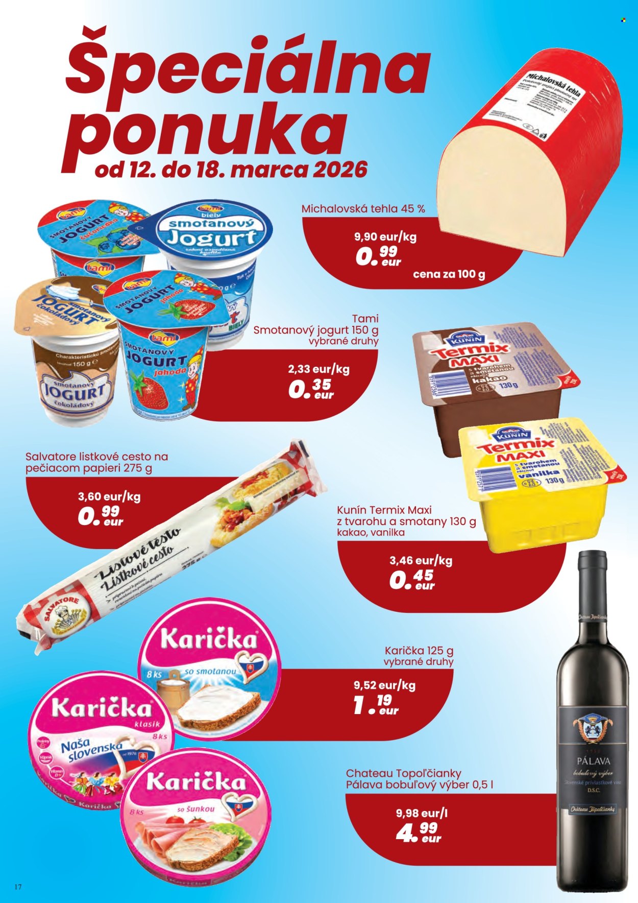 Leták CBA Komfos - 5.3.2026 - 18.3.2026. Strana 17