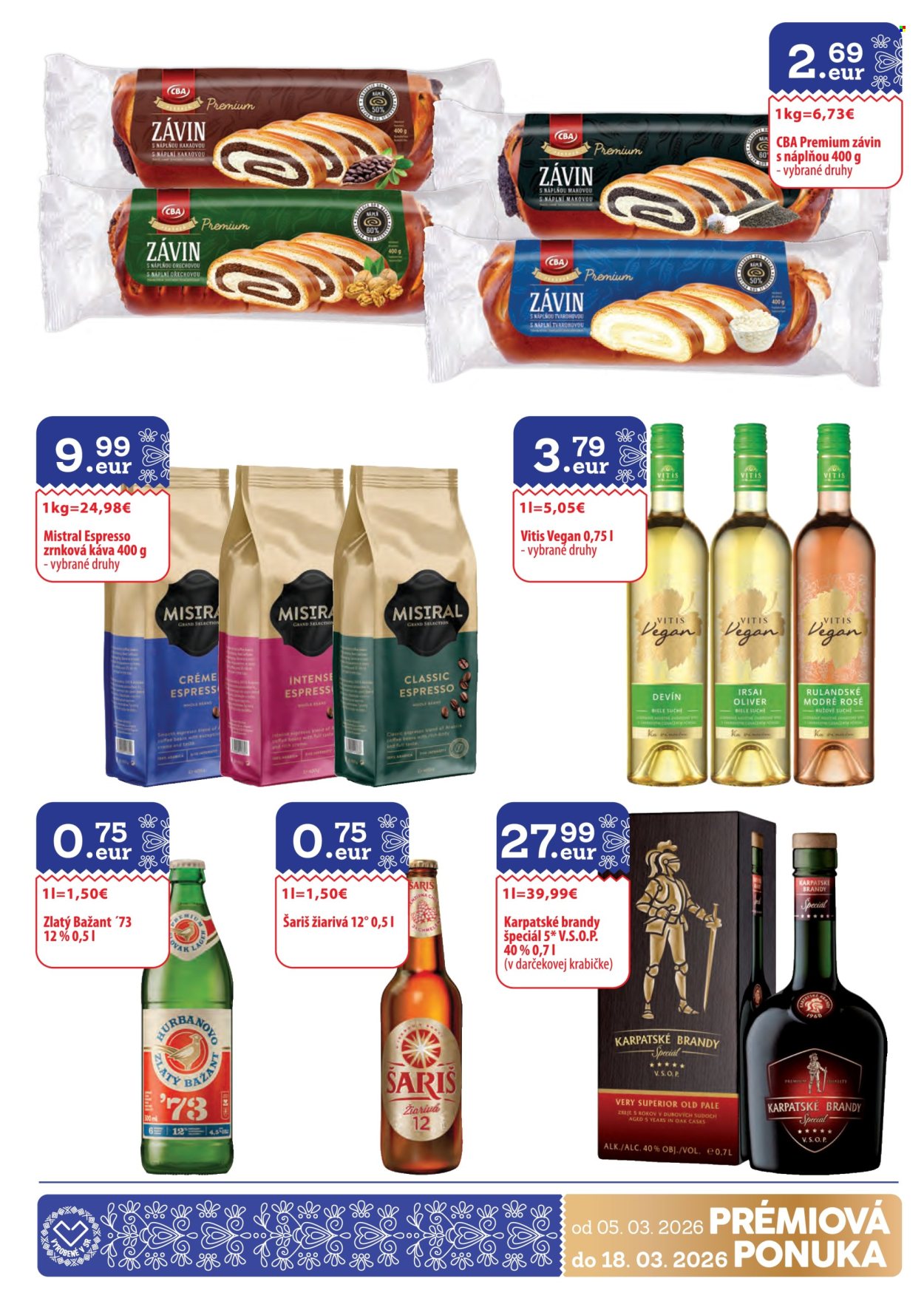 Leták CBA Komfos - 5.3.2026 - 18.3.2026. Strana 29