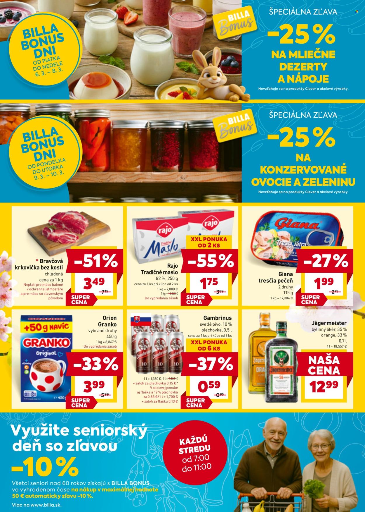Leták Billa - 4.3.2026 - 10.3.2026. Strana 2