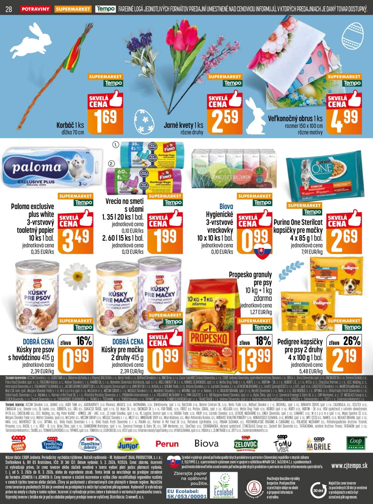 Leták COOP Jednota - 5.3.2026 - 11.3.2026. Strana 28
