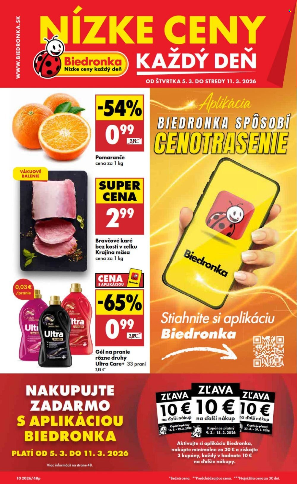 Leták Biedronka - 5.3.2026 - 11.3.2026. Strana 1