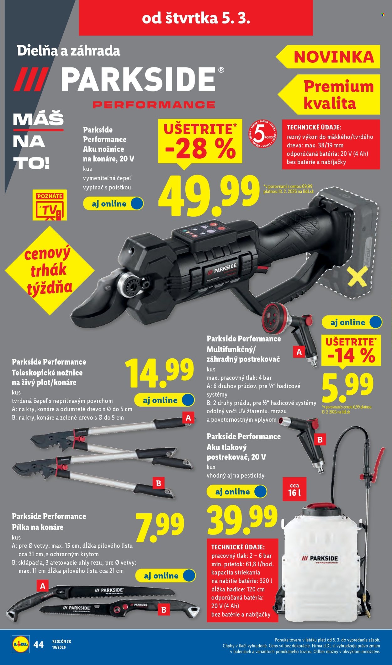 Leták Lidl - 5.3.2026 - 8.3.2026. Strana 34
