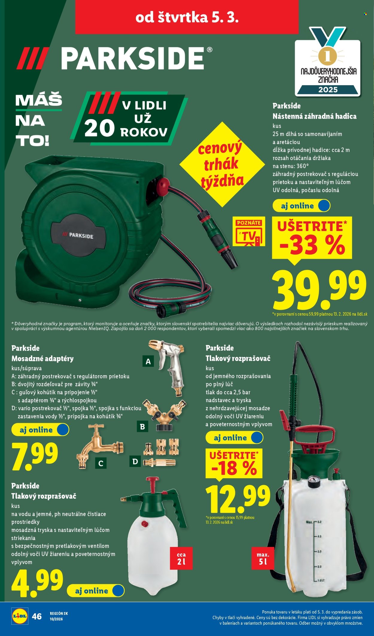 Leták Lidl - 5.3.2026 - 8.3.2026. Strana 36