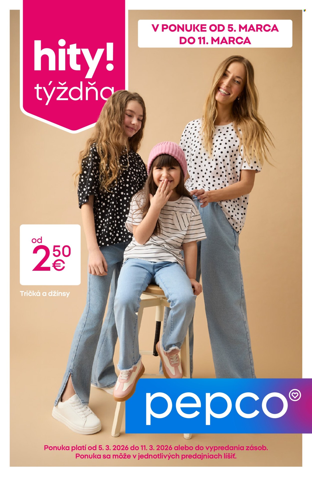 Leták Pepco - 5.3.2026 - 11.3.2026. Strana 1