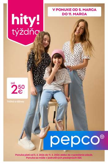 Leták Pepco - 5.3.2026 - 11.3.2026.